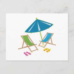 Carte Postale Transats