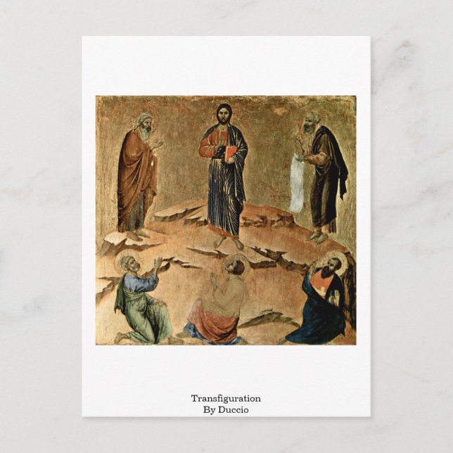 Carte Postale Transfiguration Par Duccio (Devant)