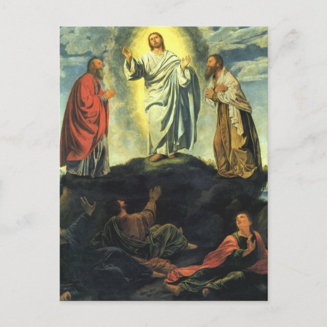 Carte Postale Transfiguration par Giovanni Girolamo Savoldo (Devant)