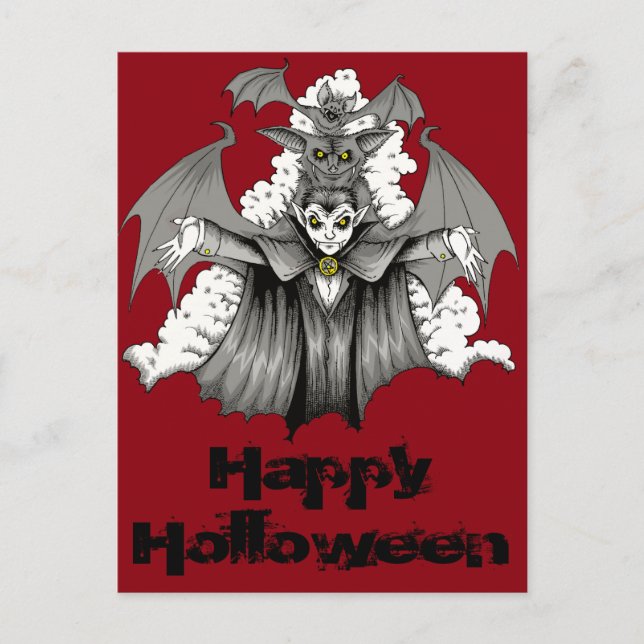 Carte Postale Transformation des vampires (Devant)