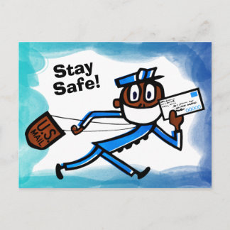 Carte Postale Transporteur de courrier sécurisé
