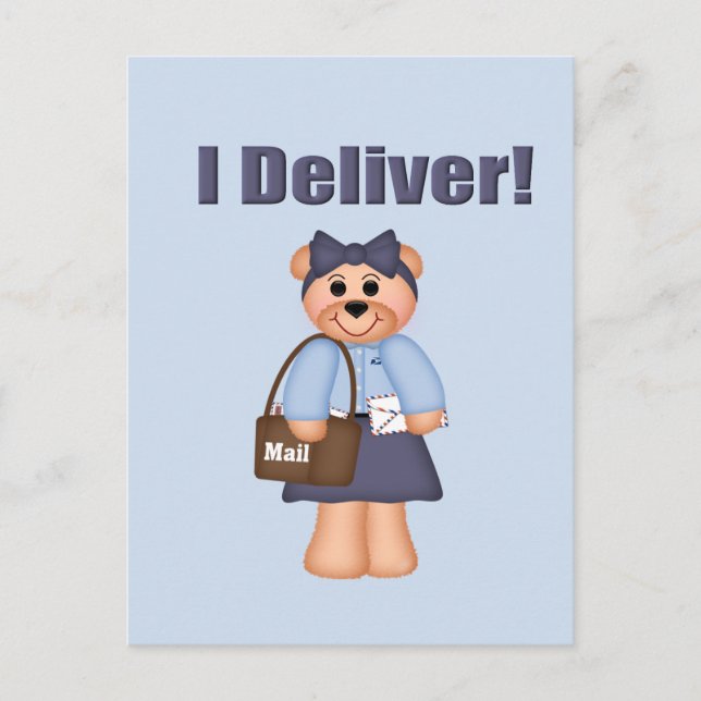 Carte Postale Transporteur de lettres (Devant)