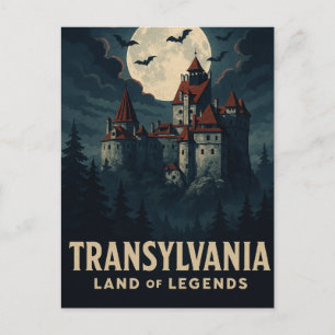 Carte Postale Transylvanie mystérieuse – le château de Dracula