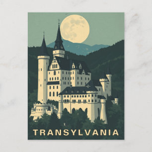 Carte Postale Transylvanie Voyage Roumanie Château Gothique