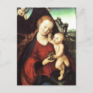 Carte Postale Traubenmadonna von Lucas Cranach d. ?. um 1525 ? l