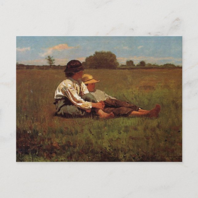 Carte Postale Travail d'art Homer Winslow (Devant)