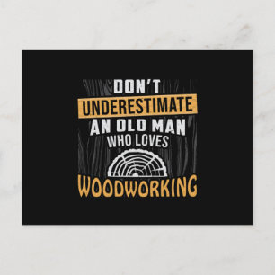 Carte Postale Travail du bois Woodworker Carpenter idée cadeau