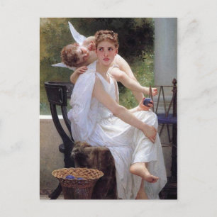 Carte Postale "Travail interrompu" par Bouguereau