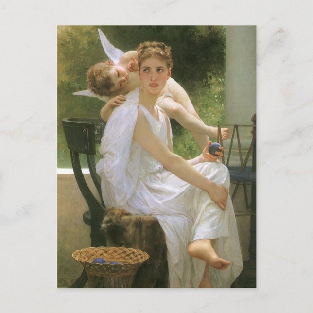 Carte Postale Travail interrompu par Bouguereau, Angel Portrait (Devant)