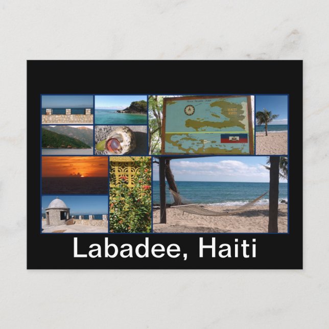 Carte Postale Travailleur, Haïti (Devant)