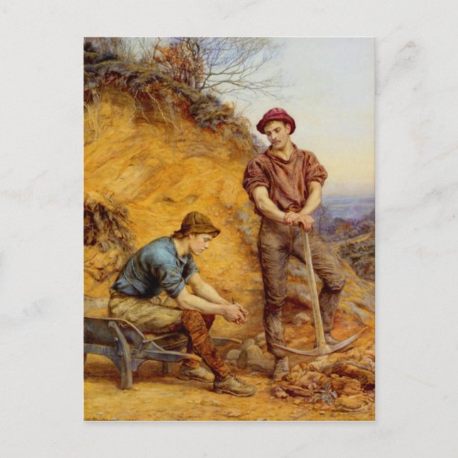 Carte Postale Travailleurs de carrière par Wetherbee (Devant)