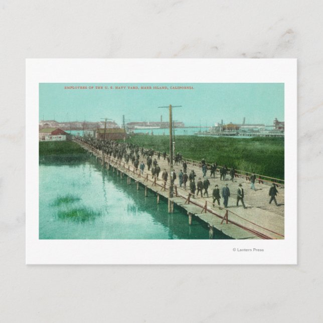 Carte Postale Travailleurs de triage de la marine américaine en  (Devant)