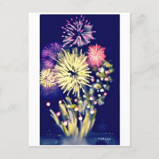 Carte Postale Travaux d'incendie