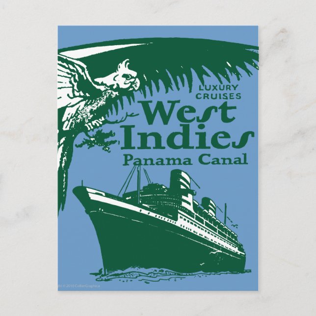 Carte Postale TRAVEL-Antilles - (Devant)