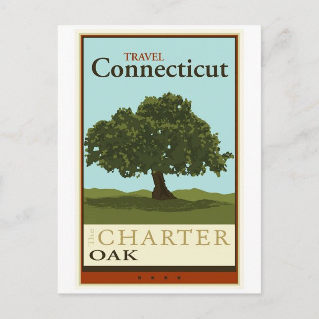 Carte Postale Travel Connecticut (Devant)