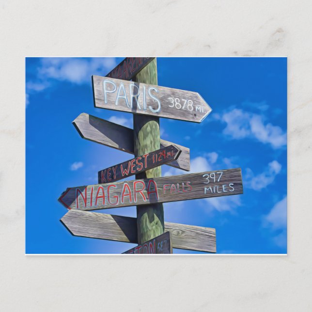 Carte Postale Travel Everywhere (Devant)