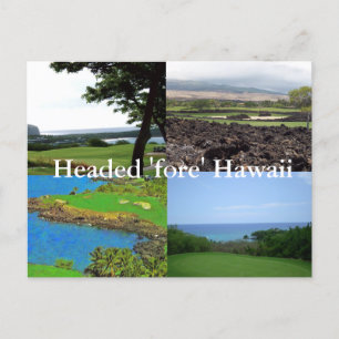 Carte Postale Travel Hawaii Fore Golf