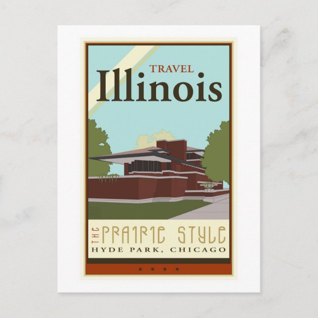 Carte Postale Travel Illinois (Devant)
