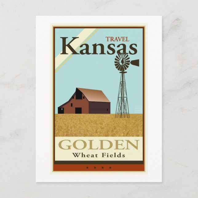 Carte Postale Travel Kansas (Devant)