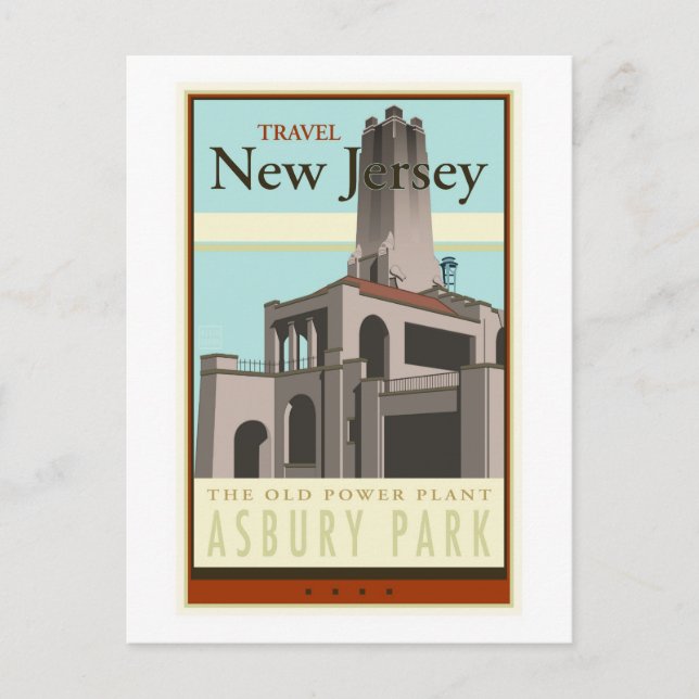 Carte Postale Travel New Jersey (Devant)