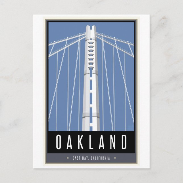 Carte Postale Travel Oakland (Devant)