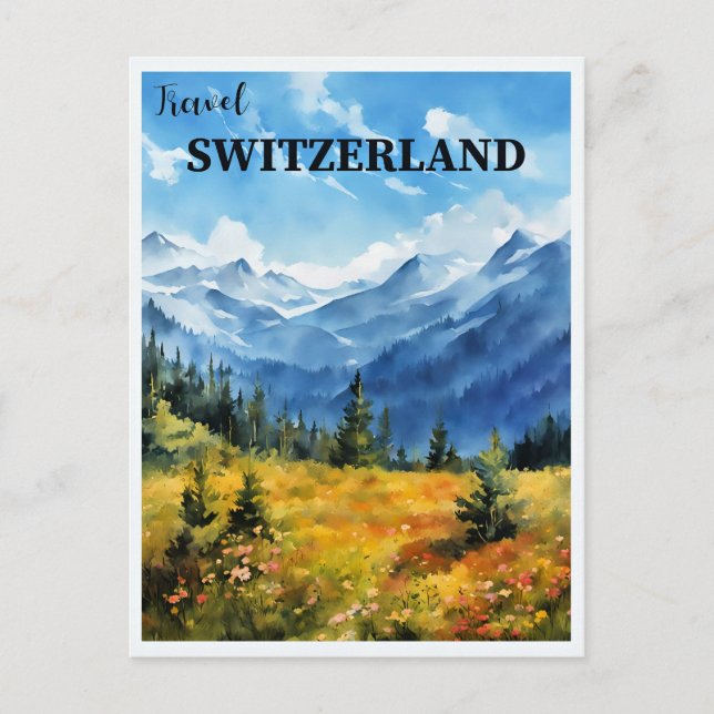Carte Postale Travel Suisse (Devant)