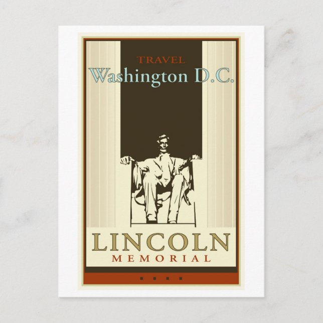 Carte Postale Travel Washington DC (Devant)