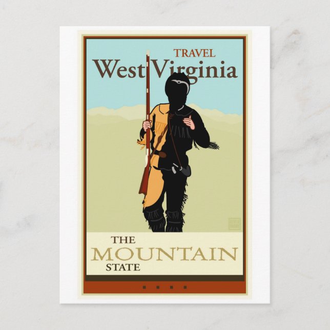 Carte Postale Travel West Virginia (Devant)