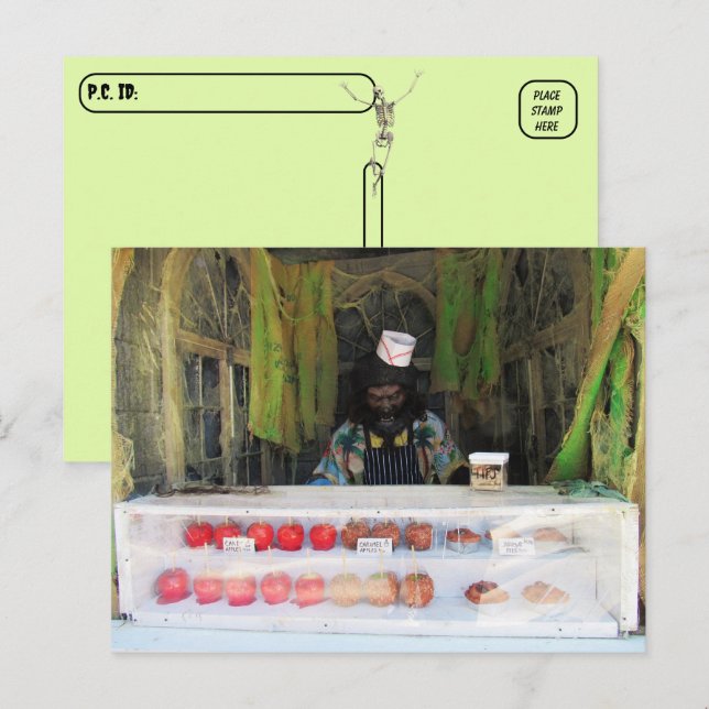 Carte Postale Traversée - Werewolf / Wolfman Salesman (Devant / Derrière)
