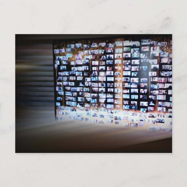 Carte Postale Traverser des frontières en ligne (Devant)