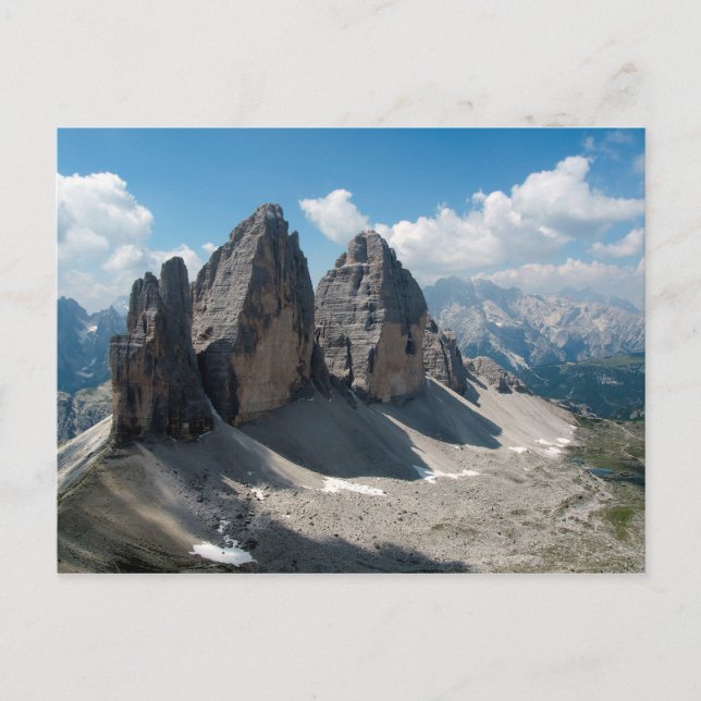 Carte Postale Tre cime di Lavaredo (Devant)