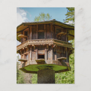 CARTE POSTALE TREEHOUSE FANCY TREE HOUSE
