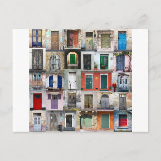 Carte Postale Trente portes