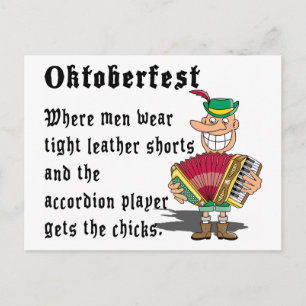Carte Postale Très drôle Oktoberfest