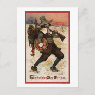 Carte Postale Très heureux chasseur de Turquie