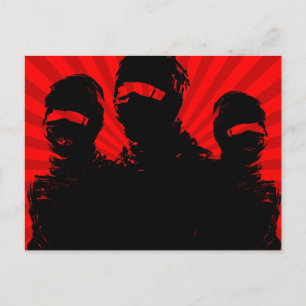 Carte Postale tres ninjas.