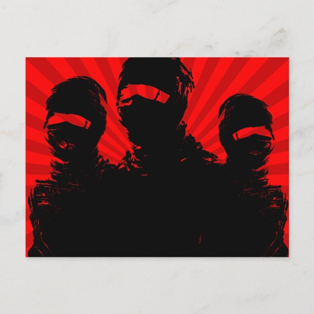 Carte Postale tres ninjas. (Devant)