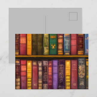 Carte Postale Trésors littéraires - Livres anciens classiques