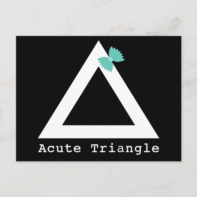 Carte postale Triangle Aigu (Devant)