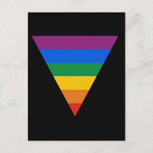 Carte Postale Triangle gay pride