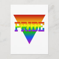 Carte postale Triangle Pride, personnaliser