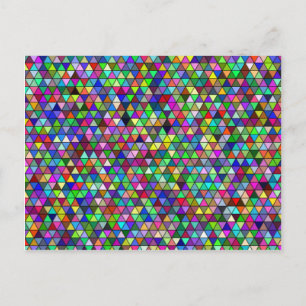 Carte postale Triangles Emballé