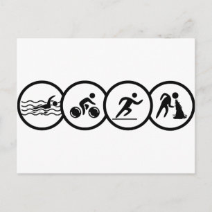Carte Postale triathlon