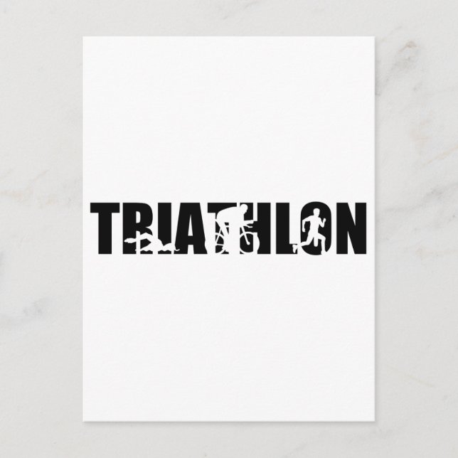 Carte Postale Triathlon (Devant)