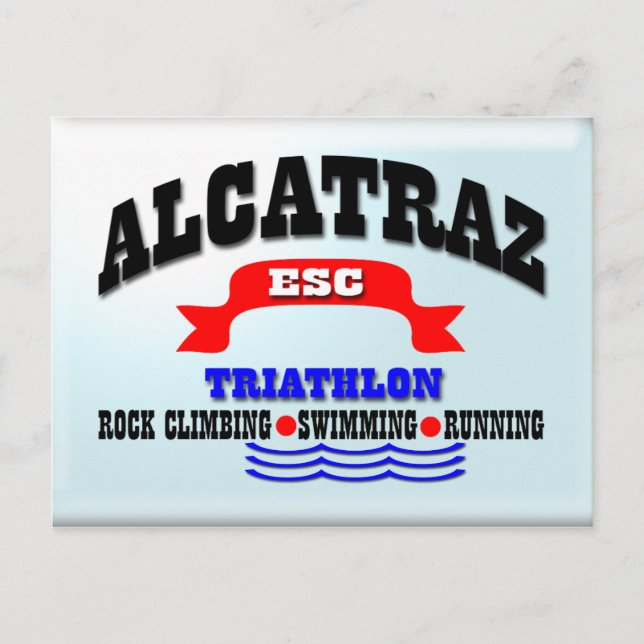 Carte Postale Triathlon d'Alcatraz (Devant)