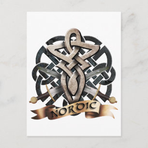 Carte Postale Tribal Knot viking B
