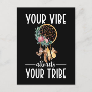 Carte Postale Tribe Dreamcatcher Citation Inspirationnelle
