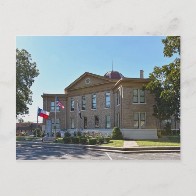 Carte Postale Tribunal de Rains County, Emory, Texas (Devant)