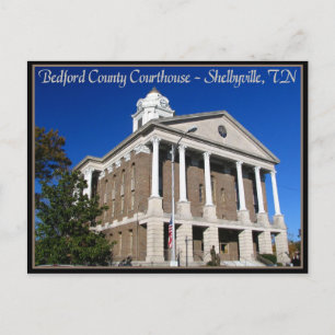 Carte Postale Tribunal du comté de Bedford - Shelbyville (TN)