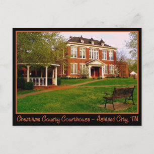 Carte Postale Tribunal du comté de Cheatham - Ashland City, TN